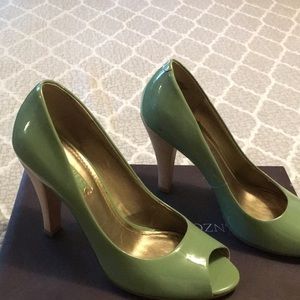 Nine West wooden heels